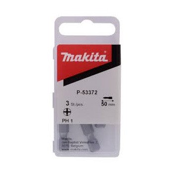 MAKITA PH1 x 50mm TORSION SCREWDRIVER BIT (3PK) P-53372