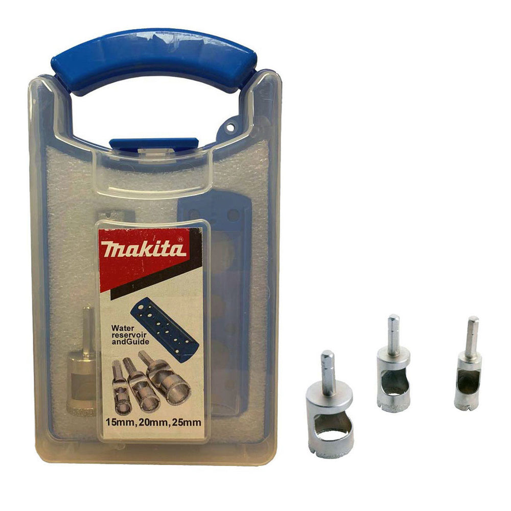 MAKITA 15/20/25mm MINI DIAMOND CORE BIT SET (3PC) P-66983