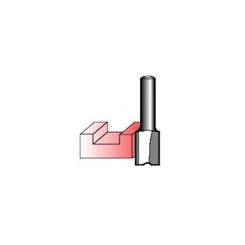MAKITA 8mm STRAIGHT TCT BIT - 1/4" SHAFT D-15388