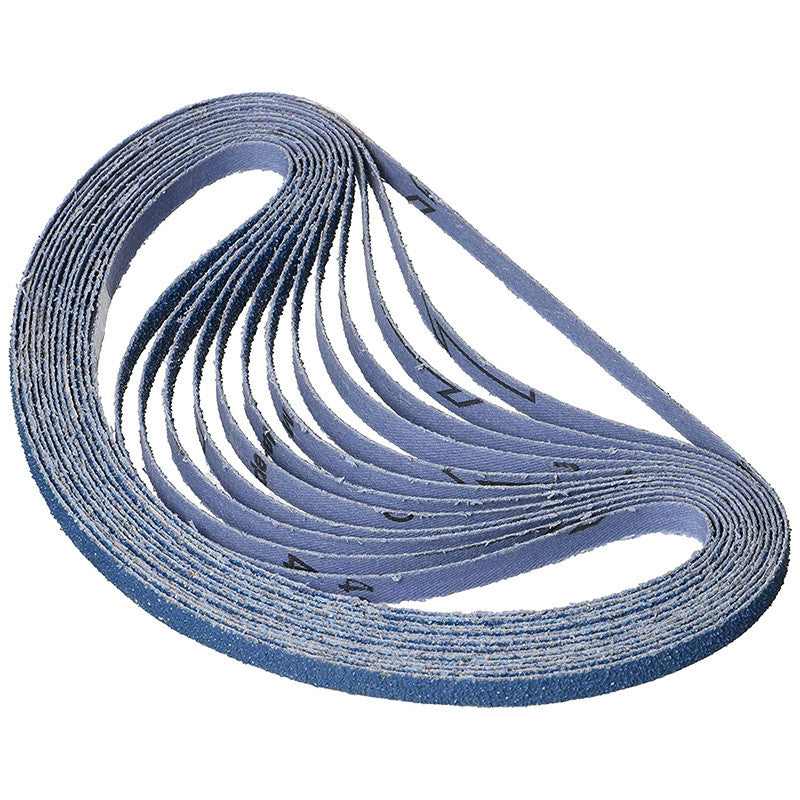 MAKITA ZIRCON ABRASIVE BELT 40# / 9mm x 533mm - (25PK) P-39431