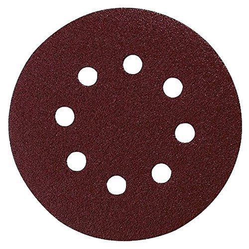 MAKITA SANDING DISC 125mm 320# / HOOK & LOOP BROWN PUNCHED - (50PK) P-43692