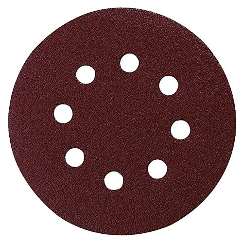 MAKITA SANDING DISC 125mm 100# / HOOK & LOOP BROWN PUNCHED - (10PK) P-43561