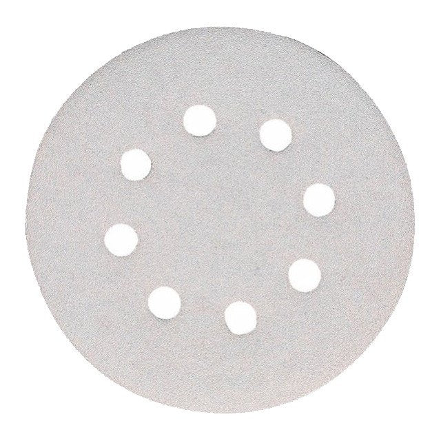 MAKITA SANDING DISC 125mm 400# / HOOK & LOOP WHITE PUNCHED - (50PK) P-37465