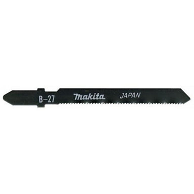 MAKITA JIGSAW BLADE B-27 - BAYONET TYPE - (5PK)- HSS 24tpi / Fine Scroll cut / Alu 1-3mm / Metal & S/Steel 1-3mm A-85787