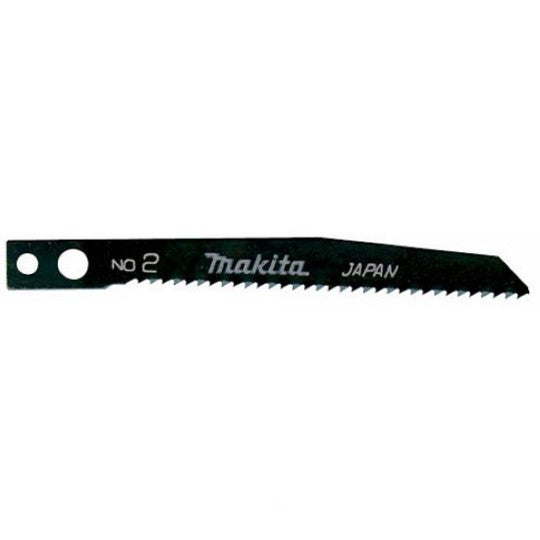 MAKITA JIGSAW BLADE NO:2 - MAKITA TYPE - (5PK)- Fine cut / Wood 3-50mm / Alu & Metal 2-6mm A-85852