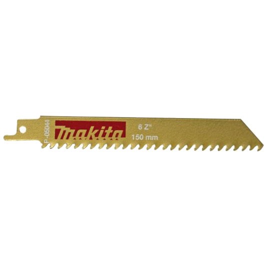 MAKITA RECIPRO BLADE TC/HM 150mm - 6TPI - (1PC) - FIBRE CEMENT / AERATED CONCRETE / FIBREGLASS P-05044