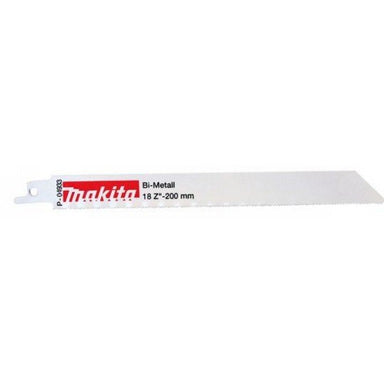 MAKITA RECIPRO BLADE BI-METAL 200mm - 18TPI - (5PK)- METAL P-04933