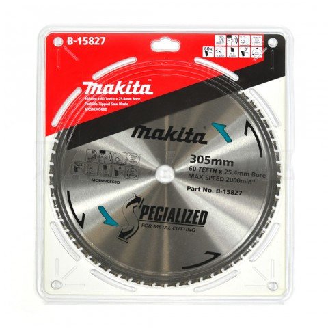 MAKITA COLD METAL CUTTING TCT SAW BLADE 305mm x 25.4mm x 78T - THIN MATERIAL B-15827
