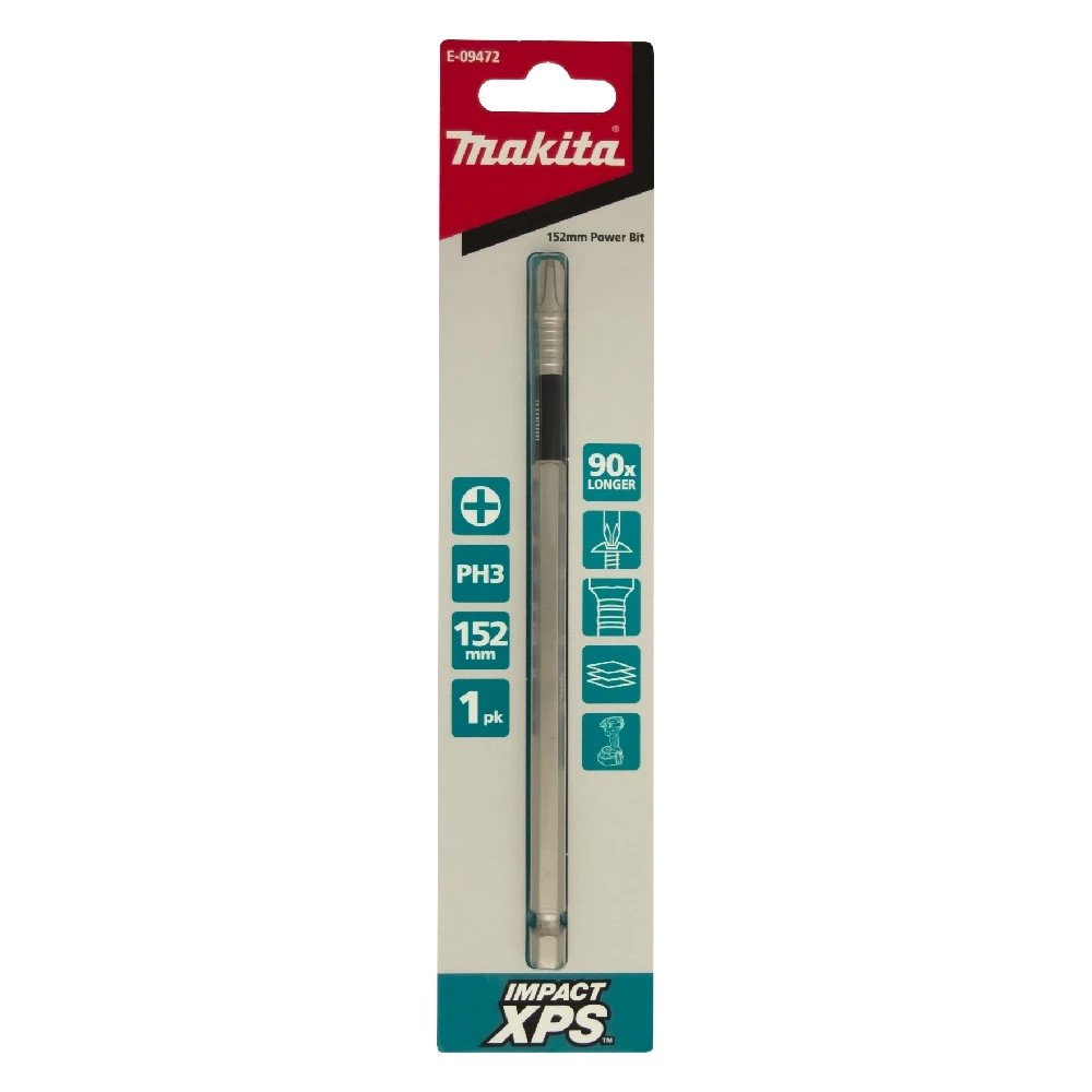 Makita PH3 x 150mm Impact XPS Power Bit (1pk) E-09472