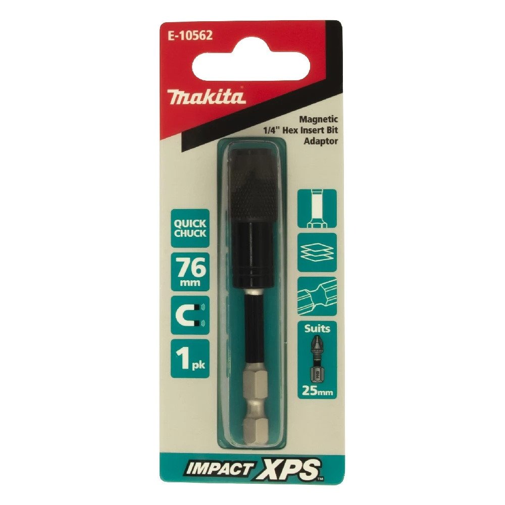 Makita 75mm Impact XPS Quick Chuck Bit Holder E-10562