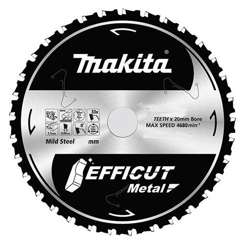 MAKITA EFFICUT METAL 136 x 20 x 45T TCT S/BLADE B-69353