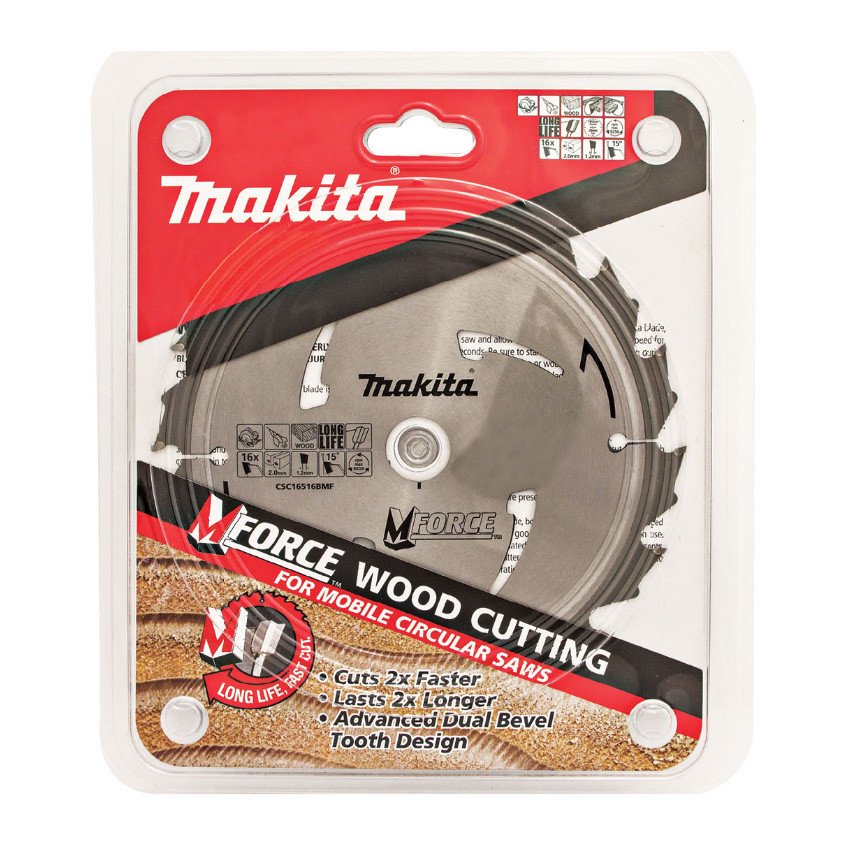 MAKITA M-FORCE TCT SAW BLADE 185mm x 20 x 24T - (5PK) B-49177-5