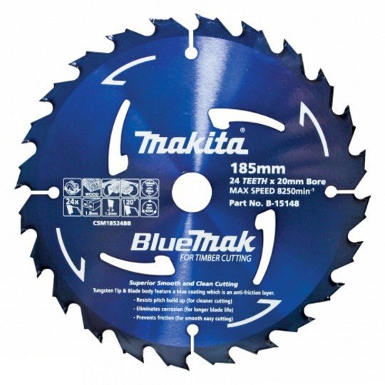 MAKITA BLUEMAK TCT SAW BLADE 260mm x 25.4mm x 50T B-15338