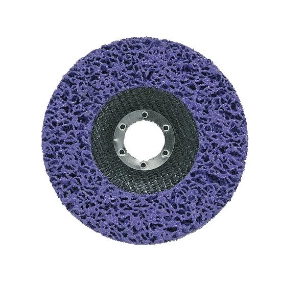 MAKITA 115mm x 22.23 STRIP DISC - PURPLE LONG LIFE - NYLON BACKING B-36251