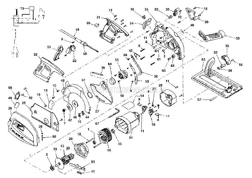 Milwaukee MCS65 Spare Parts
