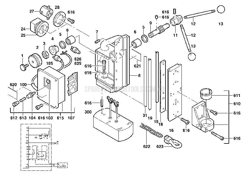 Milwaukee DH16 Spare Parts