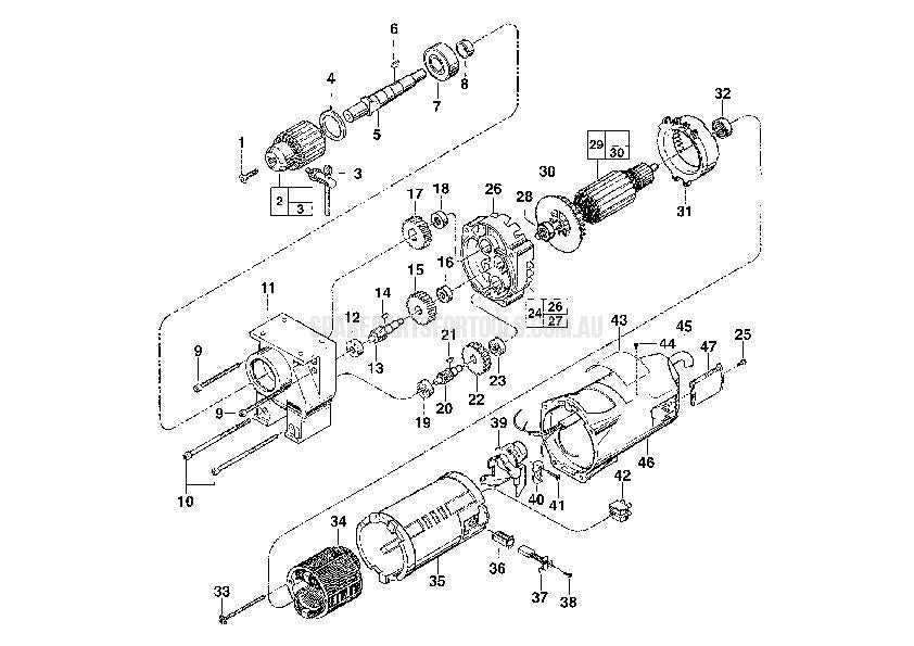 Milwaukee MDM350 Spare Parts