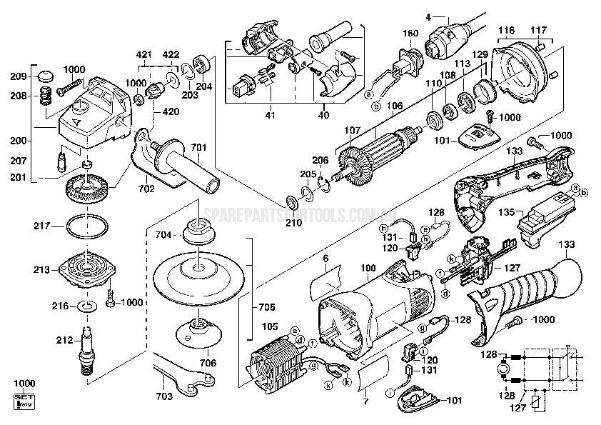 Milwaukee AS12QE Spare Parts