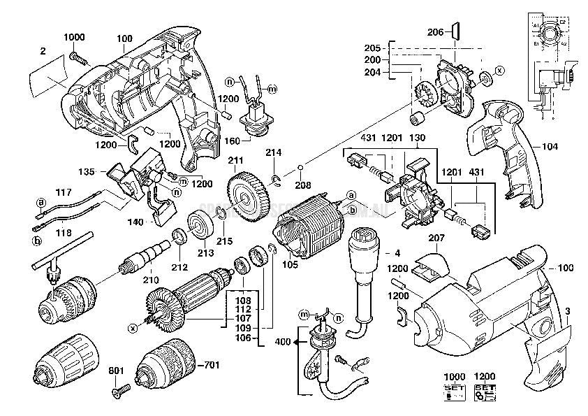 Milwaukee DE10RQ Spare Parts