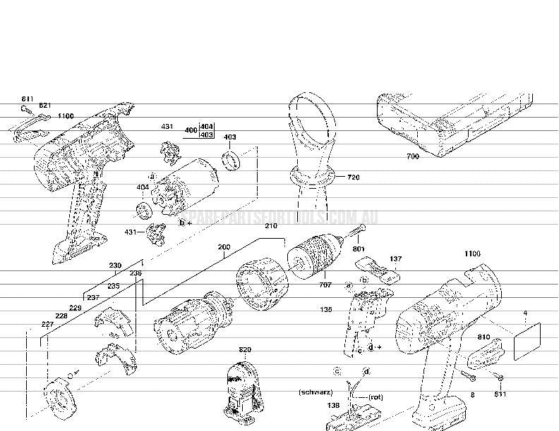 Milwaukee S18TXC Spare Parts