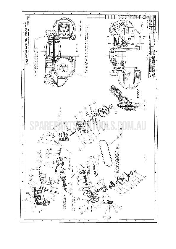 Milwaukee M28BS Spare Parts