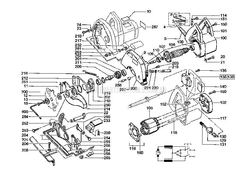 Milwaukee CS75 Spare Parts
