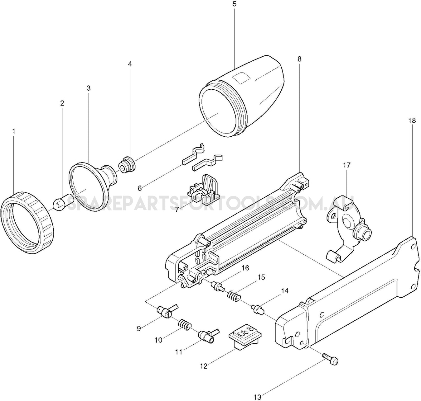 Makita ML700 Spare Parts