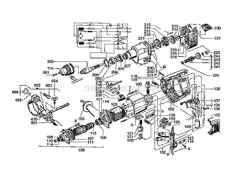 Milwaukee B2E16RLD Spare Parts