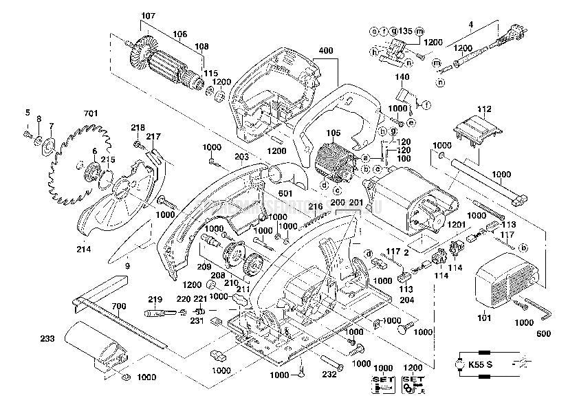 Milwaukee CS55 Spare Parts
