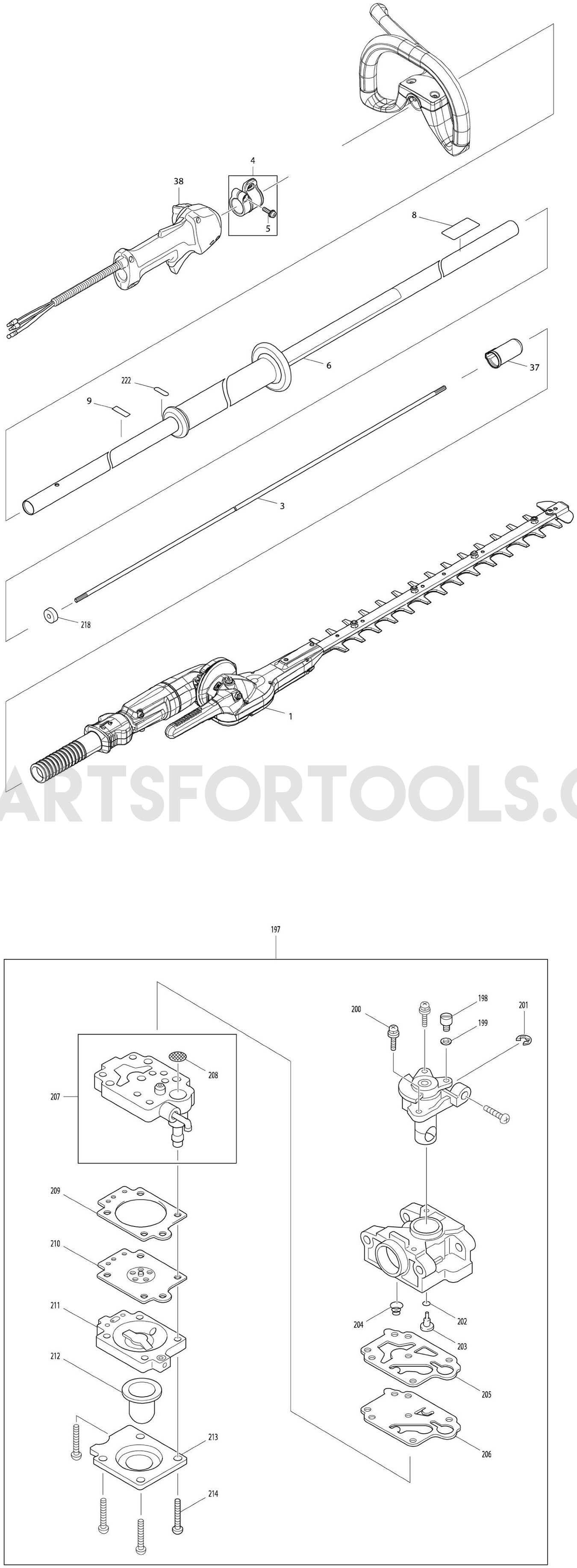 Makita EN4950H Spare Parts