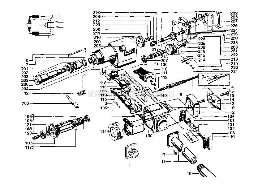Milwaukee B4-32 Spare Parts