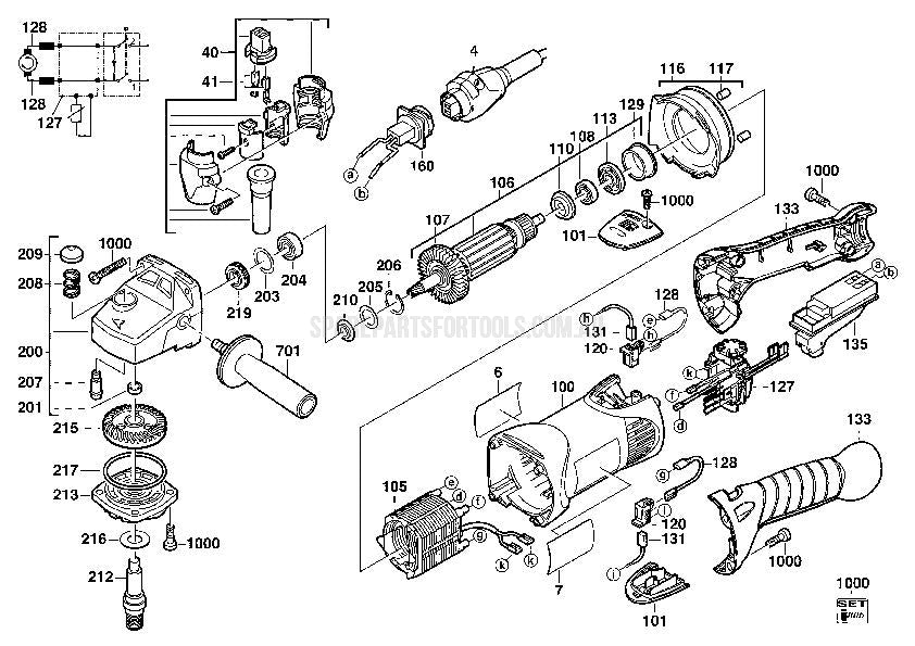 Milwaukee AP12QE Spare Parts