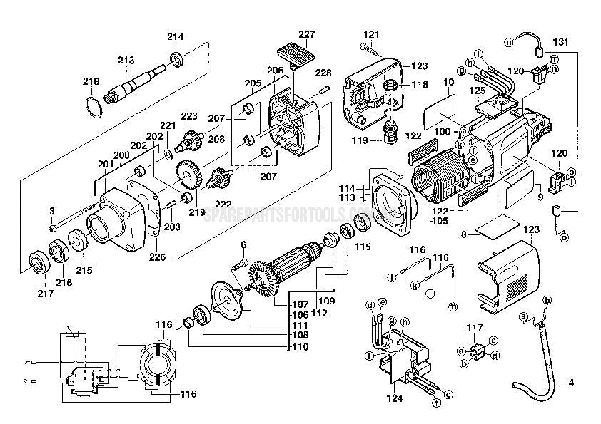 Milwaukee KM1200E Spare Parts
