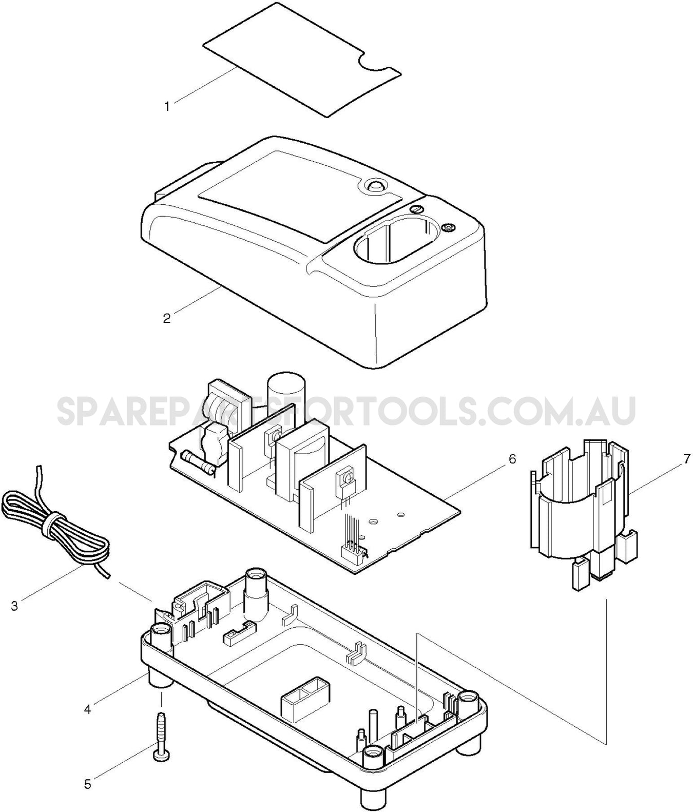 Makita DC1414 Spare Parts
