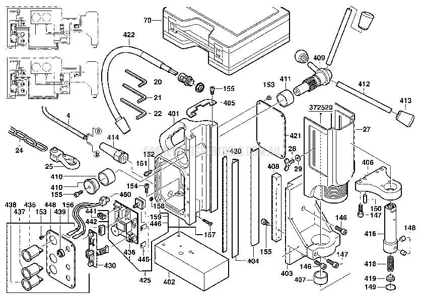 Milwaukee MDE42 Spare Parts