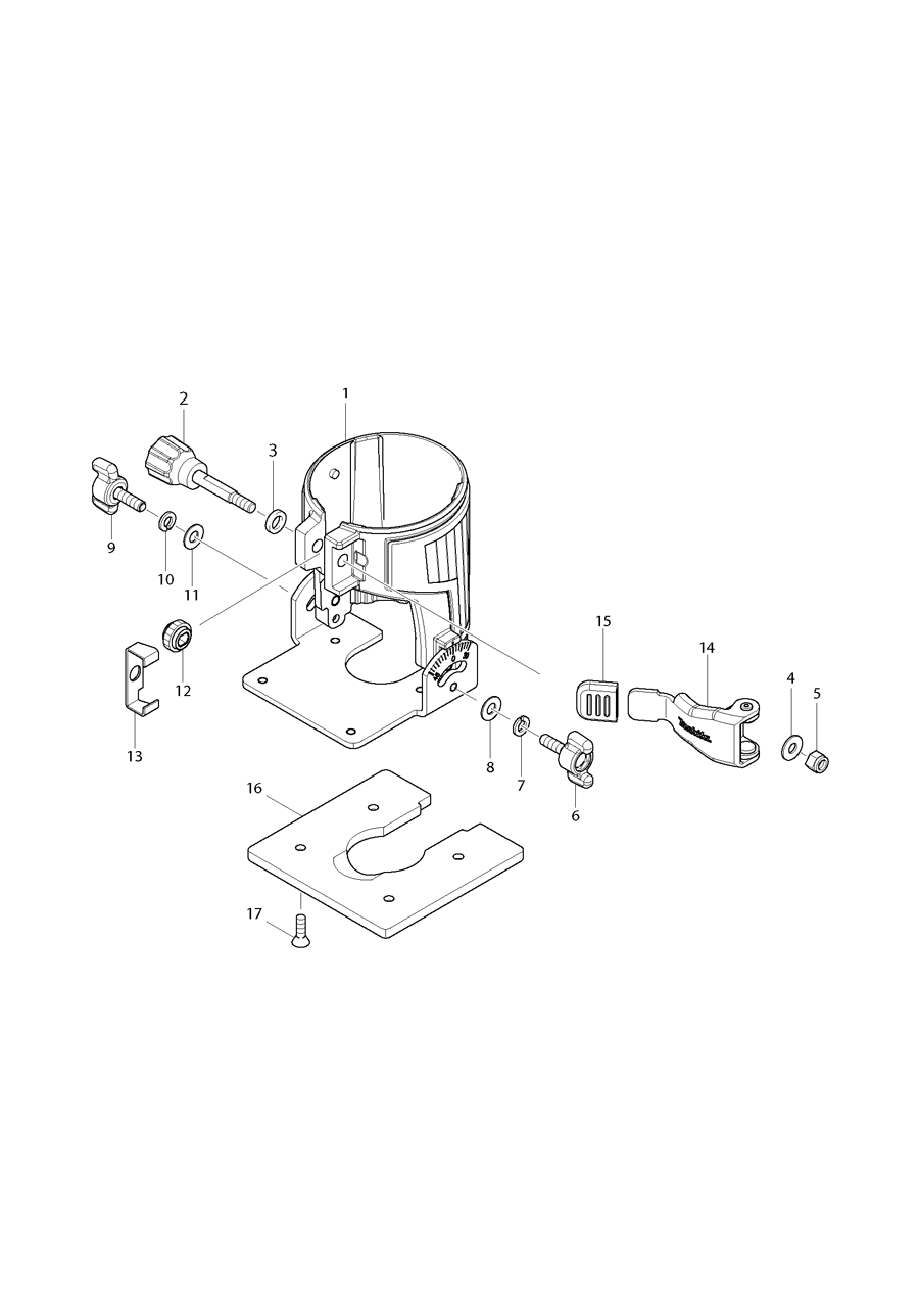 Makita 196092-6 Spare Parts