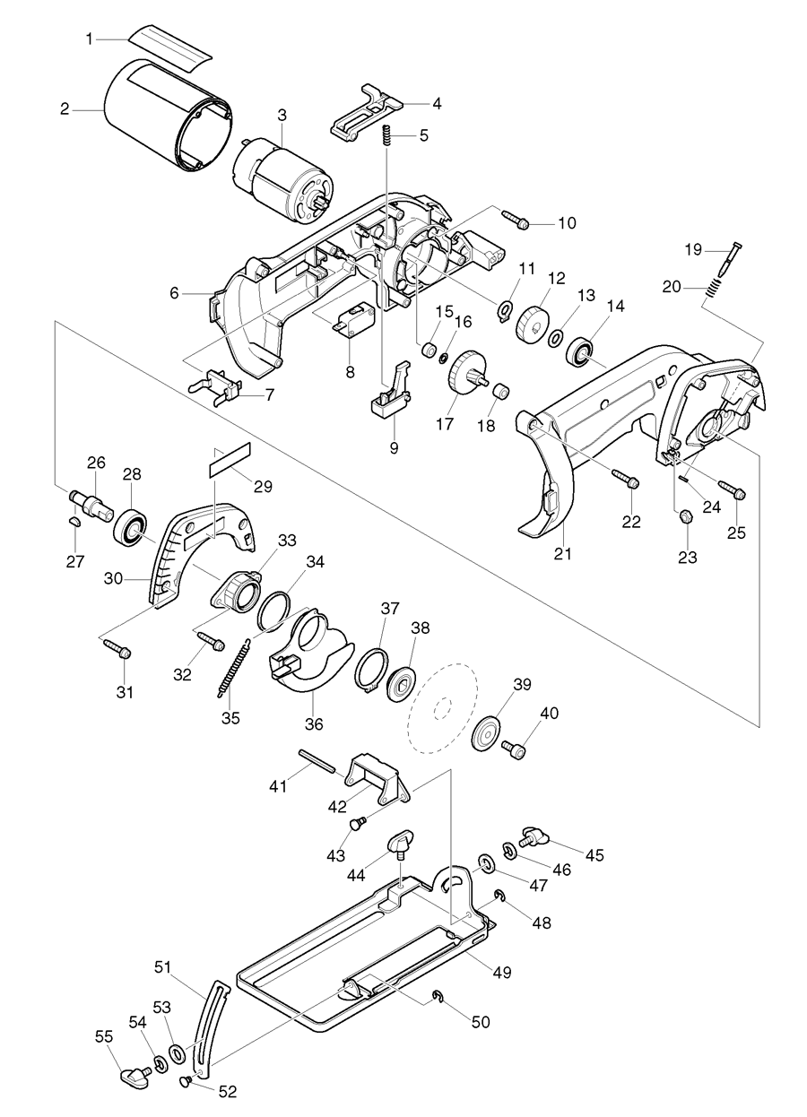 Makita 5094D Spare Parts