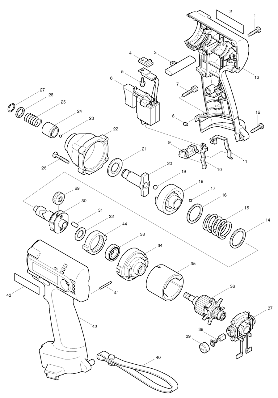 Makita 6990D Spare Parts