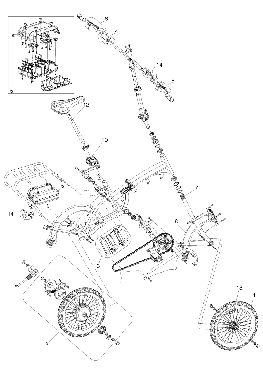 Makita BBY180 Spare Parts