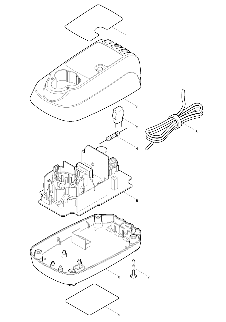 Makita DC10WA Spare Parts