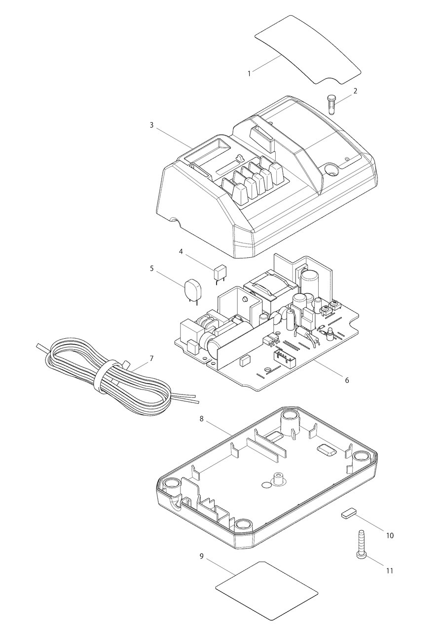 Makita DC18WA Spare Parts