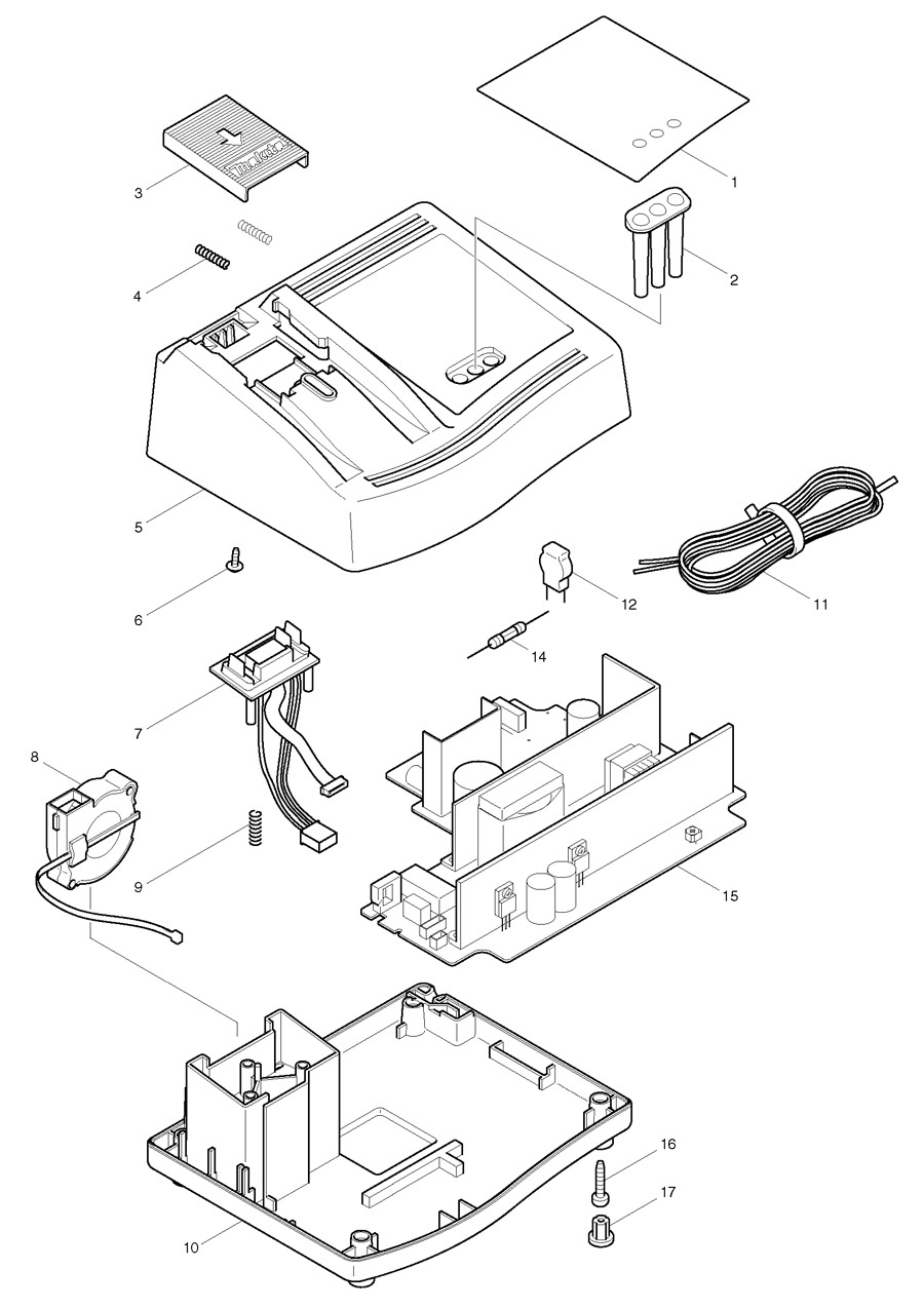 Makita DC24SC Spare Parts