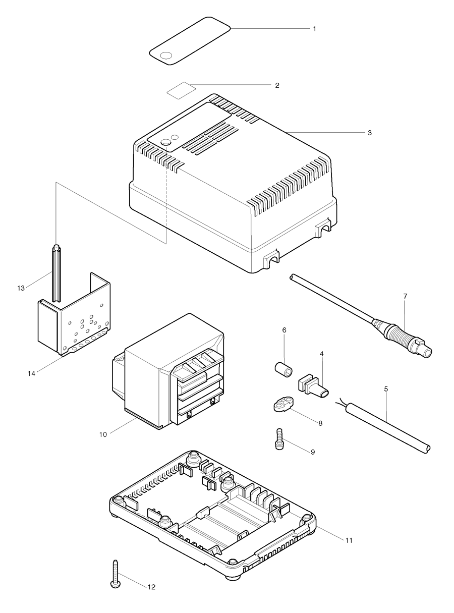Makita DC4600 Spare Parts