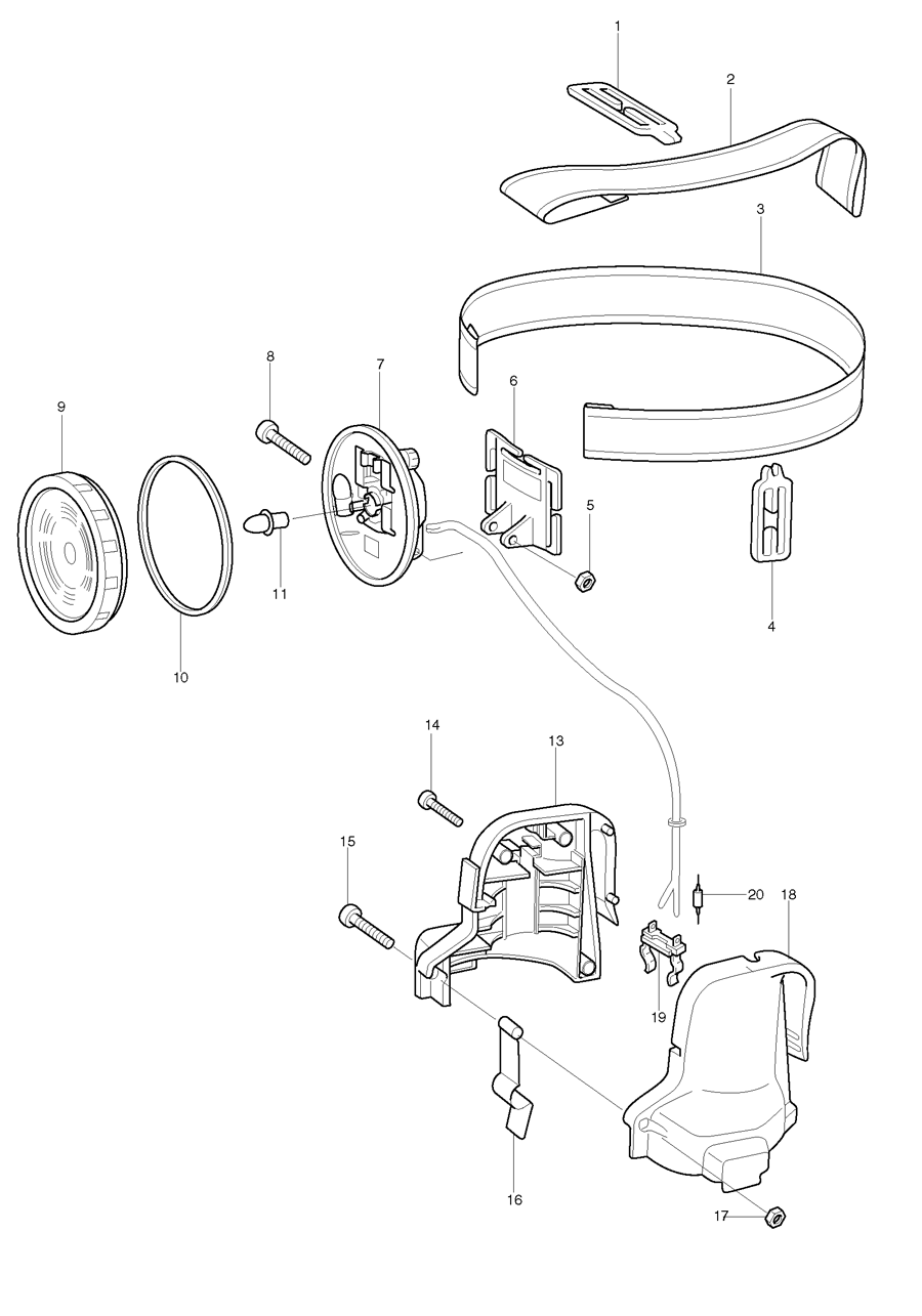Makita ML121 Spare Parts