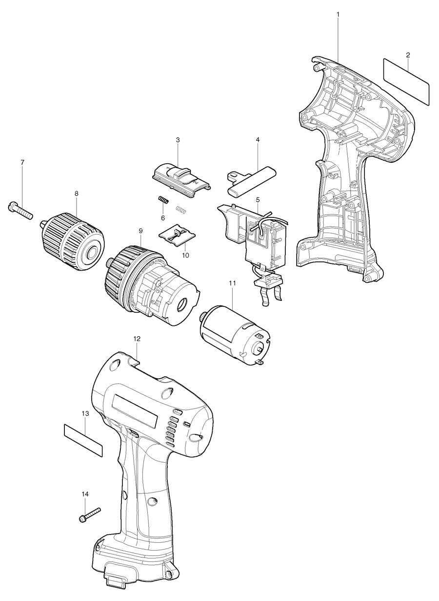 Makita MT062 Spare Parts