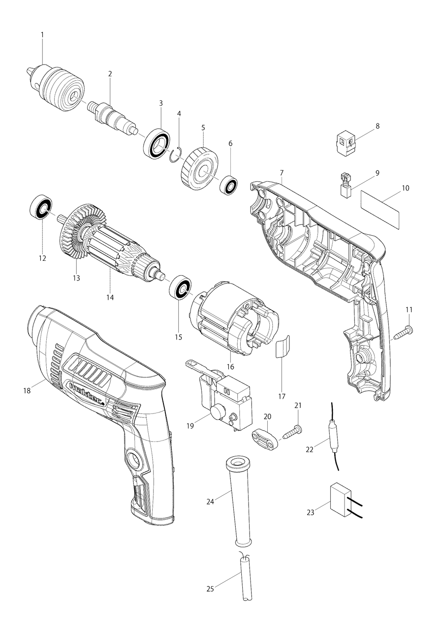 Makita MT606 Spare Parts