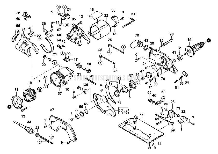 Milwaukee SCS65Q Spare Parts