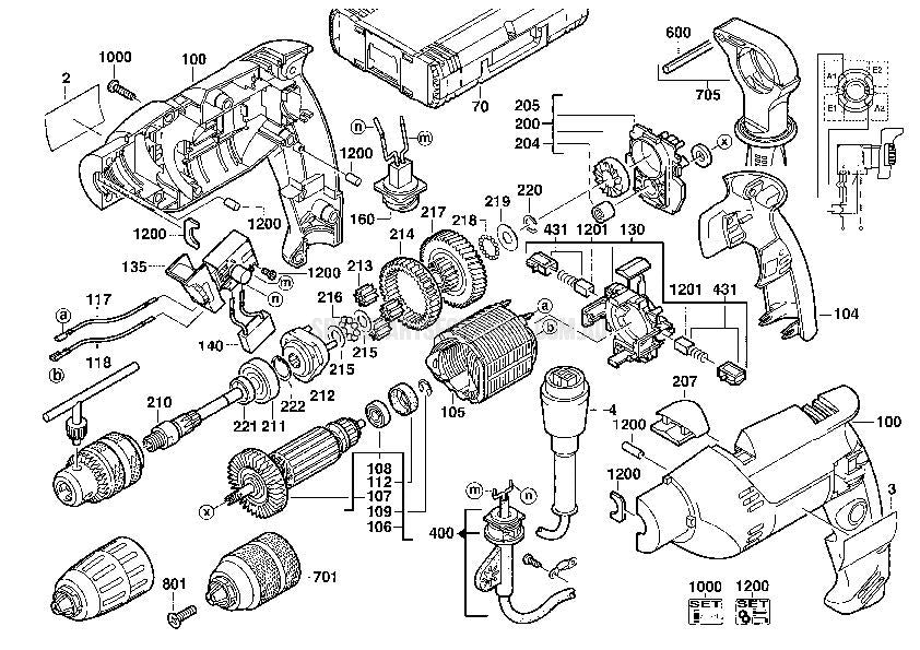 Milwaukee DE13RPQ Spare Parts