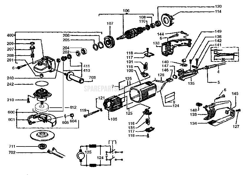 Milwaukee AGV20-180 Spare Parts