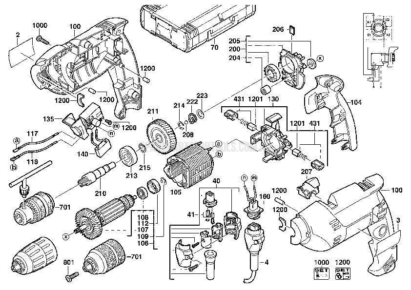 Milwaukee PDE13RQ Spare Parts
